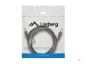 Kabel Lanberg CA-MJMJ-10CC-0020-BK (Mini Jack M - Mini Jack M; 2m; kolor czarny)