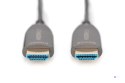 Kabel połączeniowy hybrydowy HDMI 2.1 Ultra High Speed 8K60Hz UHD HDMI A/HDMI A M/M czarny 20m