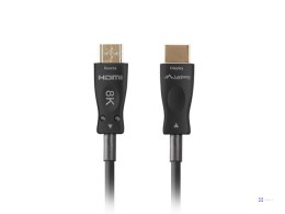 LANBERG KABEL HDMI M/M V2.1 80M 8K OPTYCZNY AOC CA-HDMI-30FB-0800-BK