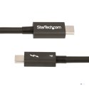 StarTech.com TBLT4MM1M kabel Thunderbolt 1 m 40 Gbit/s Czarny