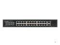 LANBERG SWITCH RACK 19" RSFE-24P-2C-360 24X 100MB POE+/2X COMBO GIGABIT 360W