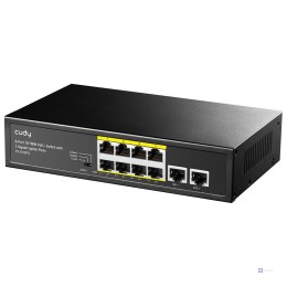 Switch CUDY FS1010PG 8-Port 10/100M PoE+ 120W 2xGbE Uplink