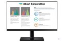 Samsung F24T452FQR 61 cm (24") 1920 x 1080 px monitor LED Czarny