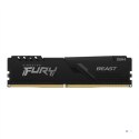 KINGSTON 16GB 2666MHz DDR4 CL16 DIMM 1Gx8 FURY Beast Black KF426C16BB1/16