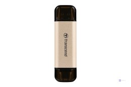 Transcend JetFlash 930C pamięć USB 128GB USB Type-A / USB Type-C 3.2 Gen 1 (3.1 Gen 1) Złoto