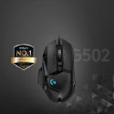 Mysz Logitech G502 Hero 910-005470 (optyczna; 16000 DPI; kolor czarny)