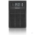 QOLTEC ZASILACZ AWARYJNY UPS 3KVA | 3000W | POWER FACTOR 1.0 | LCD | EPO | USB | ON-LINE