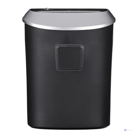 Niszczarka Activejet ASH-1201D, P-3, 25 l, ścinki 5x38 mm, 12 kartek, czarno-srebrna.