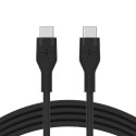 Kabel Belkin BoostCharge Flex USB-C to USB-C Cable 60W 3m oplot Black