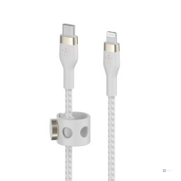 Kabel Belkin BoostCharge Pro Flex USB-C Cable with Lightning Connector 3m Silicone oplot White