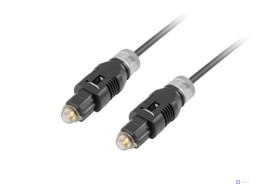 Kabel Lanberg CA-TOSL-10CC-0010-BK (Toslink M - Toslink M; 1m; kolor czarny)