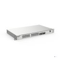 REYEE SWITCH ZARZĄDZALNY 24 PORTY 1GBIT + 4 PORTY UPLINK SFP+ 10GBIT | 24 PORTY POE+ (370W MAX) | L2 | RACK