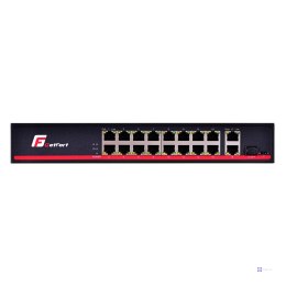 SWITCH POE GETFORT 16 x POE + 2GE UPLINK + 1 SFP