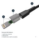 StarTech.com RUSBLTMM2MB kabel Lightning 2 m Czarny