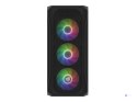 FURY OBUDOWA KOMPUTEROWA FURY SHOBO SH4F RGB MIDI Z OKNEM CZARNA