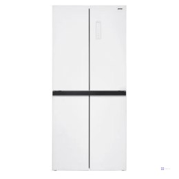 Lodówka z zamrażalnikiem dolnym Multi Door Total Full No Frost MPM-434-SBF-08 białe szkło