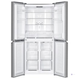 Lodówka z zamrażalnikiem dolnym Multi Door Total Full No Frost MPM-434-SBF-08 białe szkło