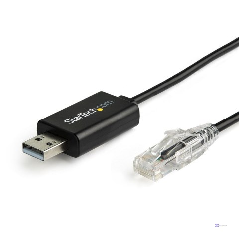 StarTech.com ICUSBROLLOVR zmieniacz płci / kabli RJ-45 USB 2.0 Type-A Czarny