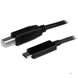 StarTech.com USB2CB1M kabel USB USB 2.0 1 m USB C USB B Czarny