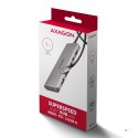 Axagon HMC-5H USB-C 3.2 Gen 1 hub 3x USB-A 4K HDMI PD 100W - Silber Przewodowa USB 3.2 Gen 1 (3.1 Gen 1) Type-C Srebrny