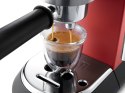 Ekspres kolbowy DeLonghi Dedica Style EC 685.R (1300W; kolor czerwony) (WYPRZEDAŻ)