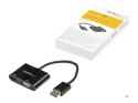 StarTech.com DP2VGAHD20 adapter kablowy DisplayPort HDMI + VGA (D-Sub) Czarny