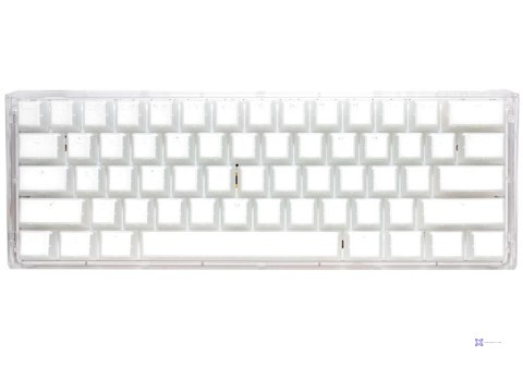 Klawiatura gamingowa Ducky One 3 Aura White Mini z podświetleniem LED RGB - MX-Blue (US)