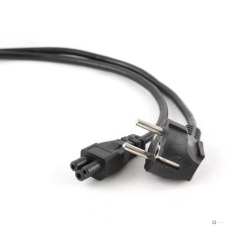 GEMBIRD KABEL ZASILAJĄCY DO NOTEBOOKA KONICZYNKA C5 (3 PIN) VDE 1M, CZARNY