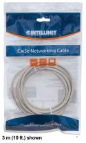 INTELLINET PATCH CORD CAT6 UTP 0,5M SZARY 100% MIE