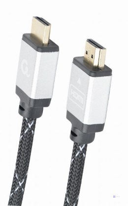 Kabel GEMBIRD Seria select plus CCB-HDMIL-2M (HDMI M - HDMI M; 2m; kolor czarny)