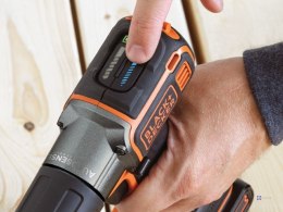 Black & Decker ASD18K Zamek centralny Czarny, Pomarańczowy