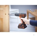 Black & Decker BDCD18-QW wiertło 650 RPM Czarny, Pomarańczowy