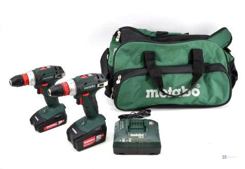 METABO.ZESTAW WKRĘTAREK 2xBS18Q 1x2,0 Ah 1x4,0 Ah +TORBA