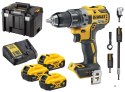 Wkrętarka akumulatorowa 18V + końcówka kątowa do bitów DCD791P3A DEWALT