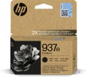 HP Oryginalny czarny tusz 937e EvoMore