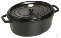 Garnek żeliwny owalny STAUB 40509-319-0 - czarny 5.5 ltr