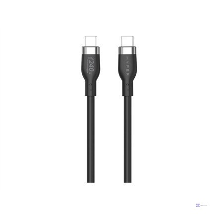 1M USB-C CHARGING CABLE BLAC/K SILICONE 240W