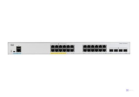 Cisco Catalyst C1000-24FP-4G-L łącza sieciowe Zarządzany L2 Gigabit Ethernet (10/100/1000) Obsługa PoE Szary