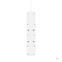 Listwa zasilająca Belkin Power Surge 4-PORT + 1xUSB-A +1xUSB-C 2.4A PD 525J 2m White