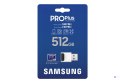 Samsung microSDXC 512GB PRO Plus 2023 + czytnik