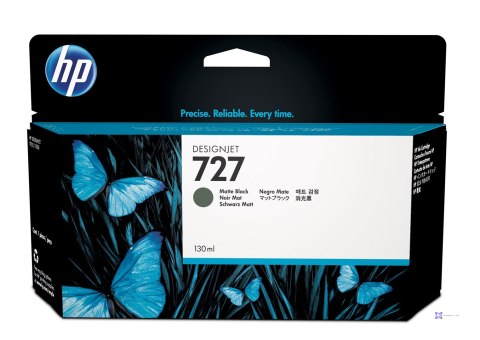 HP Czarny matowy wkład atramentowy 727 DesignJet 130 ml