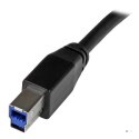 StarTech.com USB3SAB10M kabel USB USB 3.2 Gen 1 (3.1 Gen 1) 10 m USB A USB B Czarny