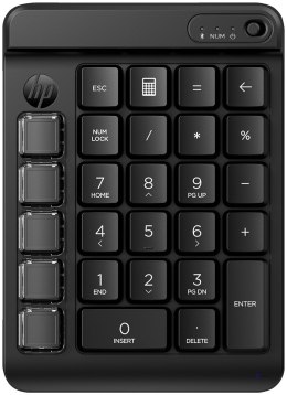 Klawiatura numeryczna HP 430 Bluetooth Programmable Wireless Mechanical Keypad bezprzewodowa czarna 7N7C2AA