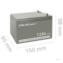 QOLTEC AKUMULATOR AGM | 12V | 12AH