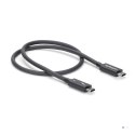 StarTech.com TBLT34MM50CM kabel Thunderbolt 0,5 m 40 Gbit/s Czarny