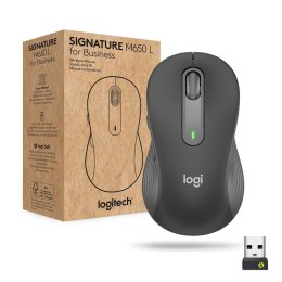 SIGNATURE M650 L WRLS MOUSE/GRAPHITE EMEA - RIGHT-HANDED - L