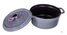 STAUB Garnek żeliwny okrągły 40500-246-0 3,8l grafitowy