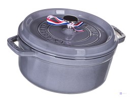 STAUB Garnek żeliwny okrągły 40500-246-0 3,8l grafitowy