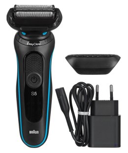 Braun Series 5 51-M1000s Golarka foliowa Czarny, Niebieski