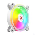 SAVIO Wentylator FAN-01 WHITE 4-pack 120mm ARGB wraz kontrolerem oraz pilotem